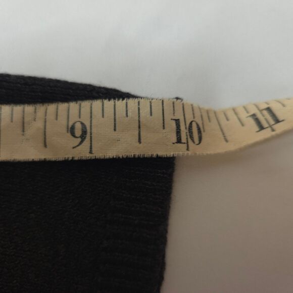 Maggie McNaughton Womens 2X Charcoal Gray Striped Mock Neck Pullover Sweater - Picture 5 of 6